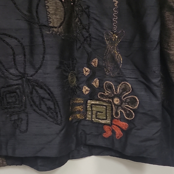 Chico's Artistic Black and Red Jacket - Picture 12 of 16